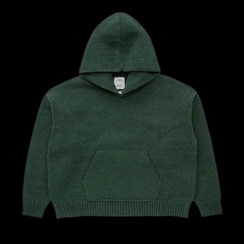 Visvim Amplus SB Knit Hoodie 'Green'