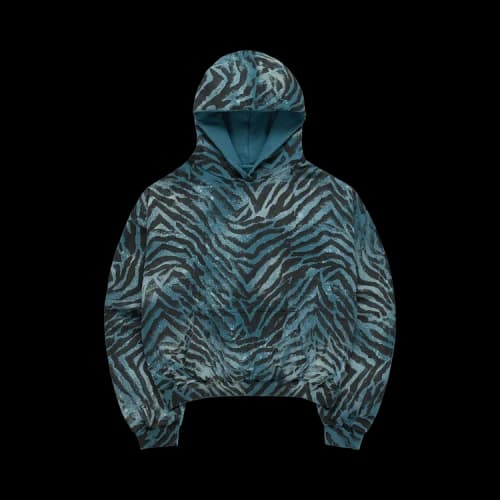 SKYLRK Coachella Zebra Hoodie 'Blue'