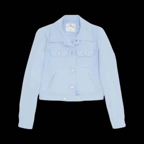 Courrèges Twill Trucker Jacket 'Sky'