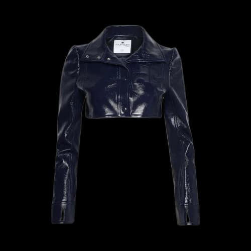 Courrèges Iconic Crop Jacket 'Ink'