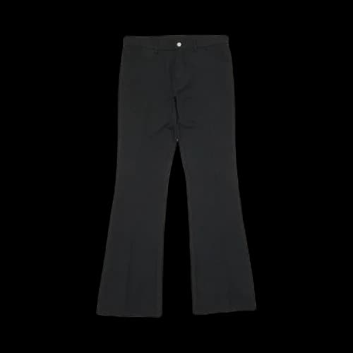 Courrèges Retro Twill Hammer Flare Pants 'Black'