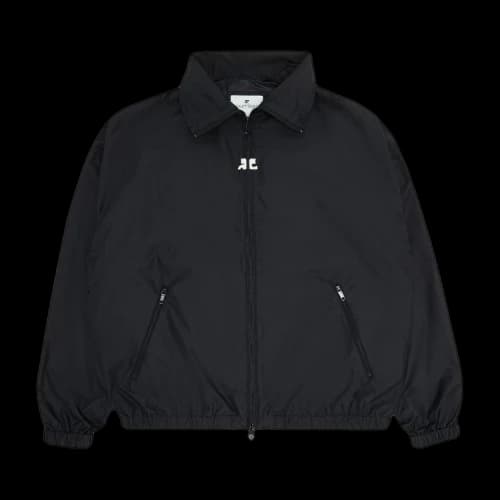 Courrèges Nylon Track Jacket 'Black'