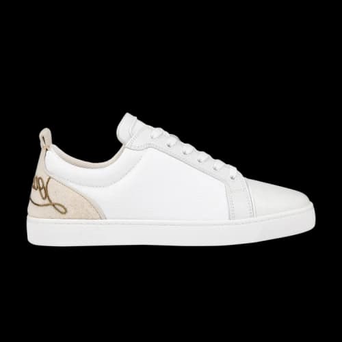 Christian Louboutin Fun Louis Junior 'White Canvas'