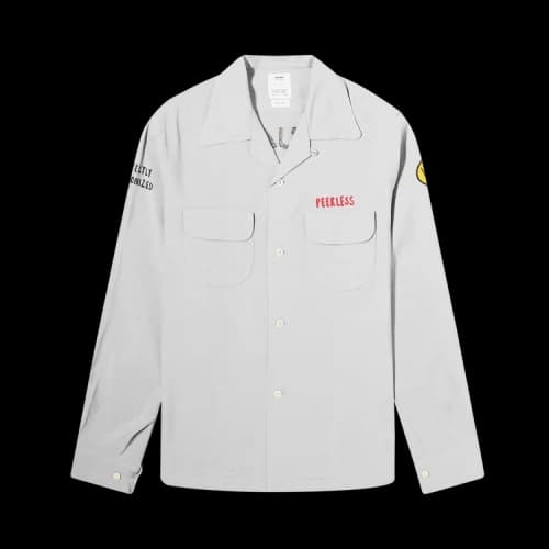 Visvim I.Q.W.T. Keesey G.S. Long-Sleeve Shirt 'Grey'