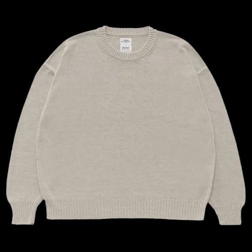 Visvim Damaged Jumbo SB Sweater 'Ivory'