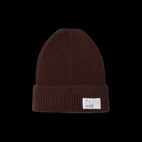Visvim Cashmere Knit Beanie 'Dark Brown'