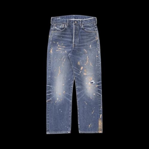 Visvim Social Sculpture 01 Slim Damaged Jeans 'Indigo'
