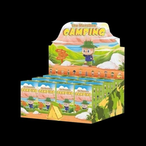Pop Mart Labubu THE MONSTERS Camping Series Sealed Case 'Mystery' (12 Blind Box)