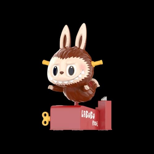 Pop Mart Labubu THE MONSTERS Almost Hidden Series Kiddie Ride Figure 'Kiddie Ride' (Secret Edition)