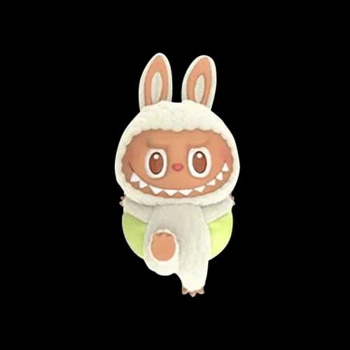 Pop Mart Labubu THE MONSTERS Lazy Yoga Series Lay Down Figure 'White'