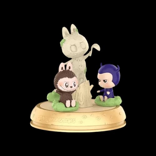 Pop Mart Labubu THE MONSTERS Playing Games Series Scene Figure Set 'Aerial Rotation' (Secret Edition)