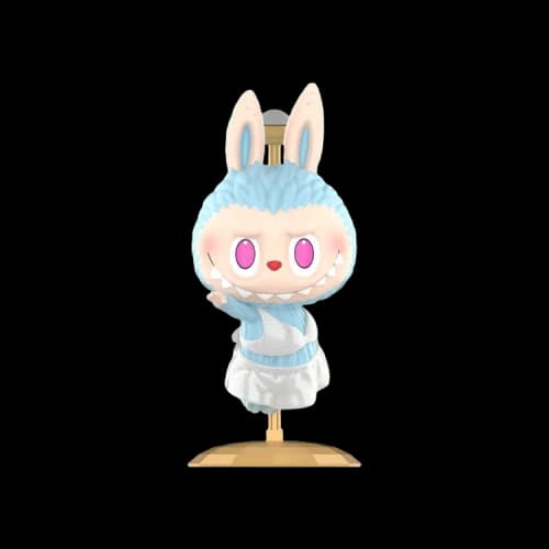Pop Mart Labubu THE MONSTERS Rhythmic Gymnastics Figure 'Blue'