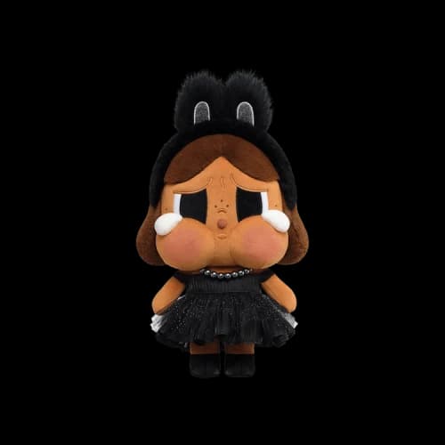 Pop Mart CRYBABY SHINY SHINY Series Plush Doll 'Black'