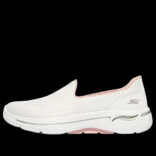 Skechers Go Walk Arch Fit 'White Light Pink' (Women's)
