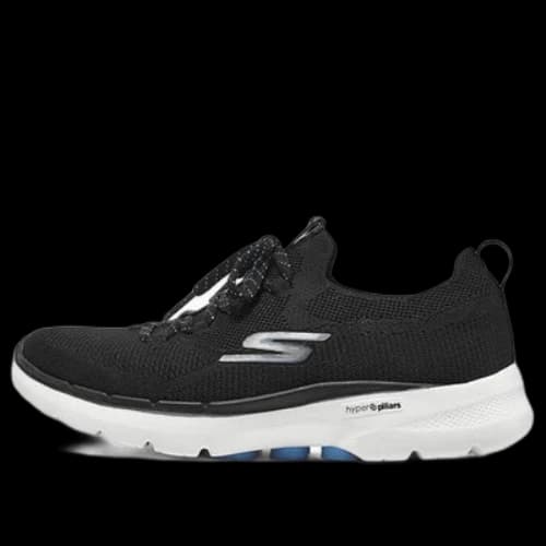 Skechers Go Walk 6 'Black Light Blue' (Women's)