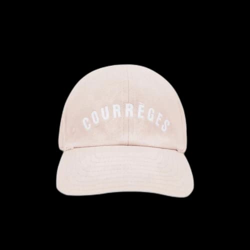 Courrèges AC Embroidered Washed Cap 'Oatmeal'