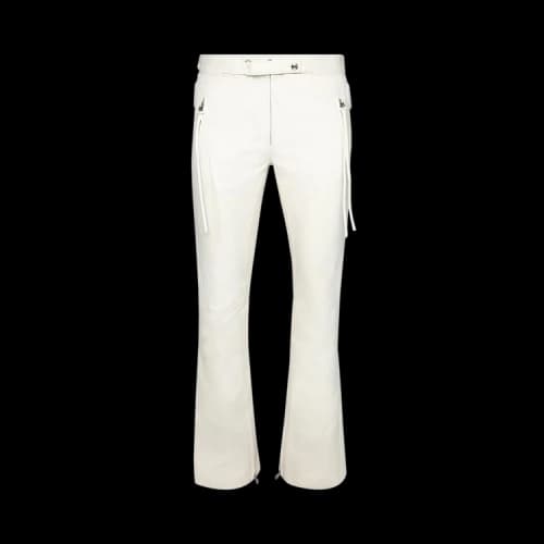 Courrèges Racer Cotton Padded Pants 'Cream'