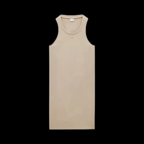 Courrèges Holistic Twill Long Dress 'Sand'