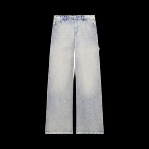 Courrèges Sailor Blue Denim Baggy Pants 'Light Blue'