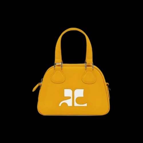 Courrèges Bowling Bag 'Ochre'
