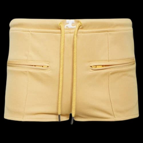 Courrèges Interlock Tracksuit Mini Short 'Pollen'