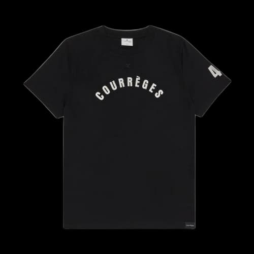 Courrèges AC Straight Printed T-Shirt 'Black'