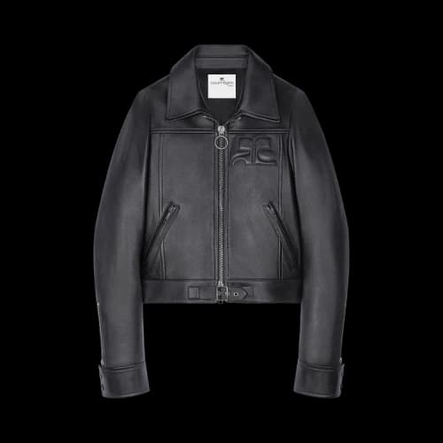 Courrèges Zipped Iconic Jacket 'Black'