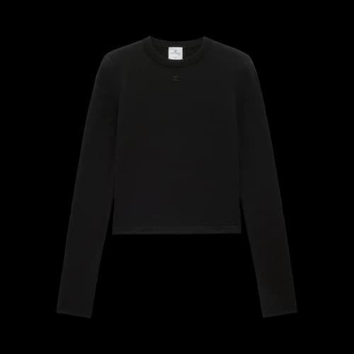 Courrèges Light Wool Sweater 'Black'