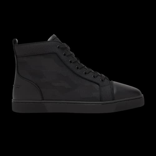 Christian Louboutin Louis Orlato Flat High 'Black Jacquard'
