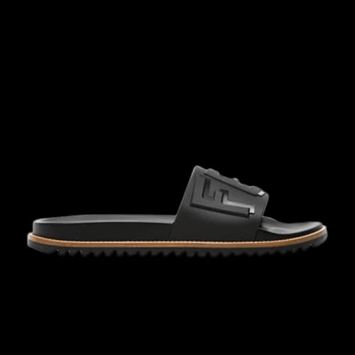Fendi Logo Strap Slides