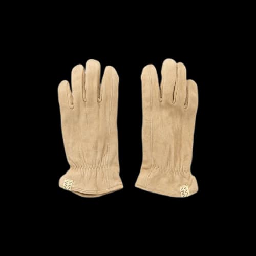 Visvim Suede Gloves 'Ivory'