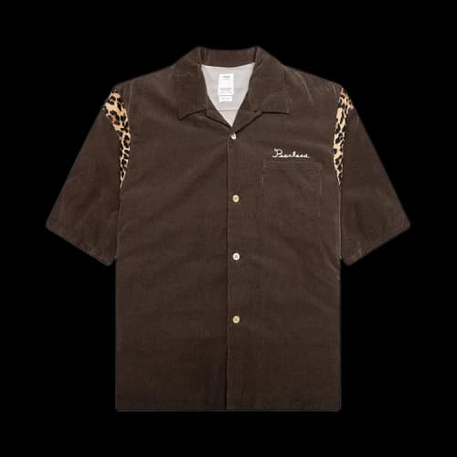 Visvim Wallis Down Short-Sleeve Shirt 'Brown'