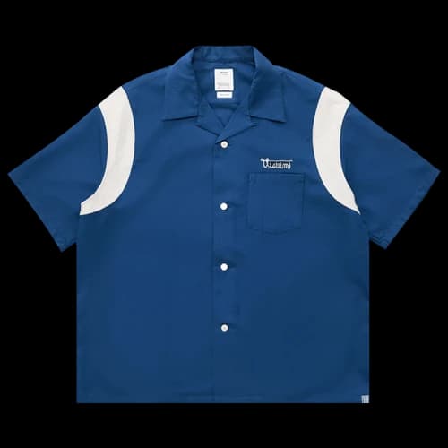 Visvim Douglas Short-Sleeve Shirt 'Navy'