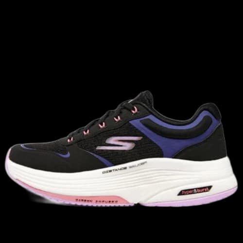 Skechers Go Walk Distance Walker 'Black Lavender' (Women's)