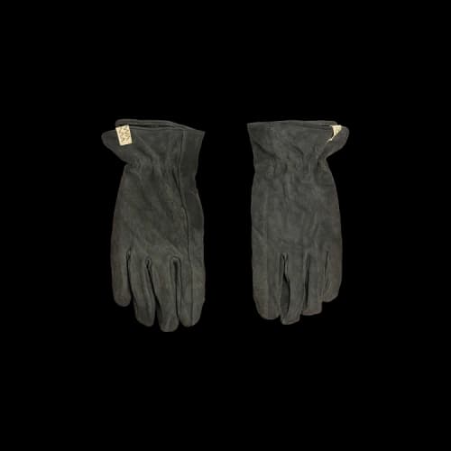 Visvim Damaged Leather Gloves 'Black'