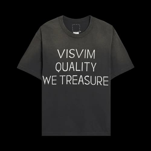 Visvim Damaged Jumbo Tee 'Black'