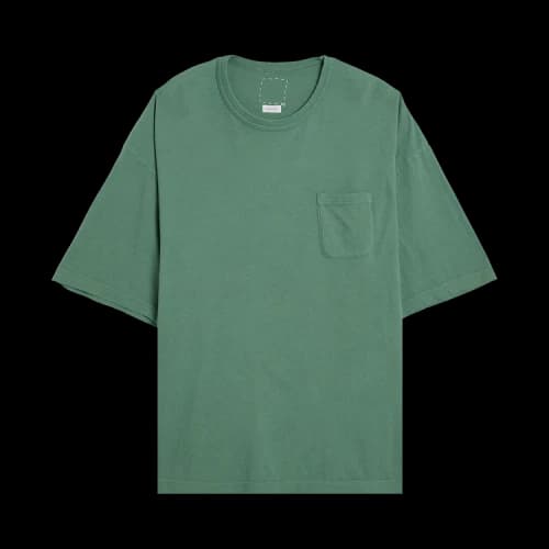 Visvim Damaged EX Jumbo Tee 'Green'