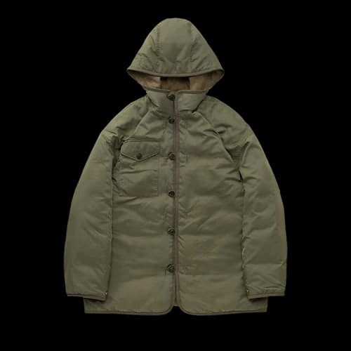 Visvim Greely Corps Down Parka 'Olive'