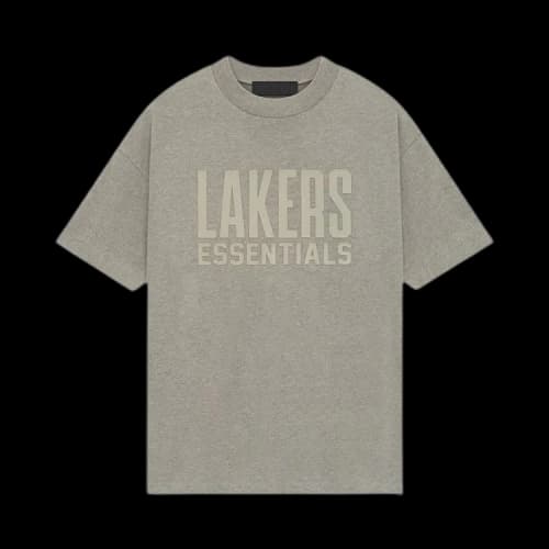 Fear of God Essentials x NBA Lakers Tee 'Warm Heather'