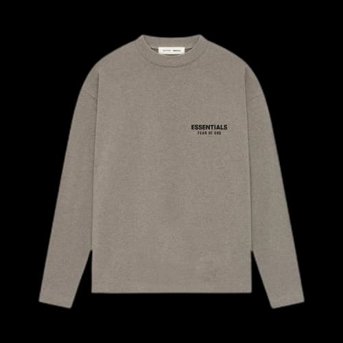 Fear of God Essentials Classic Long Sleeve T-Shirt Homestead Heather