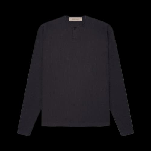 Fear of God Essentials Long-Sleeve Henley Thermal 'Iron'