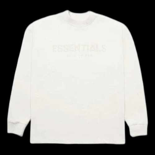 Fear of God Essentials FW21 Innersect Long Sleeve Logo Tee 'Greige'