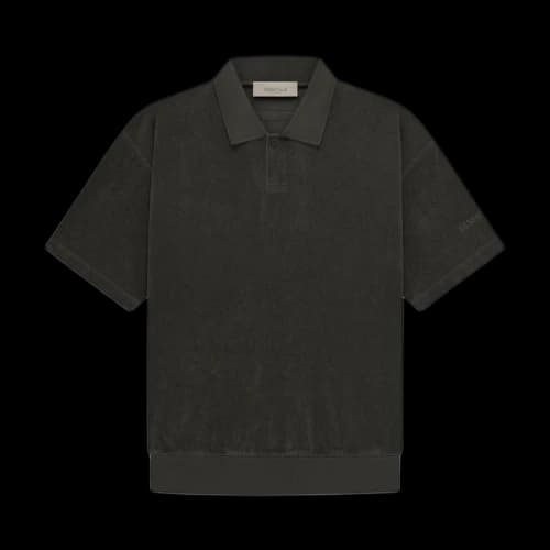 Fear of God Essentials Terry Polo 'Off Black'