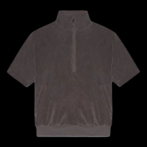 Fear of God Essentials Drop2 SS23 Half-Zip Sweatshirt 'Off-Black'