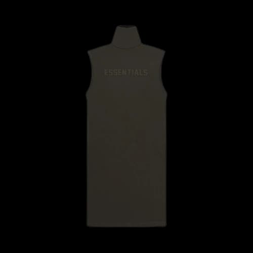 Fear of God Essentials Sleeveless T-Shirt Dress 'Off Black'