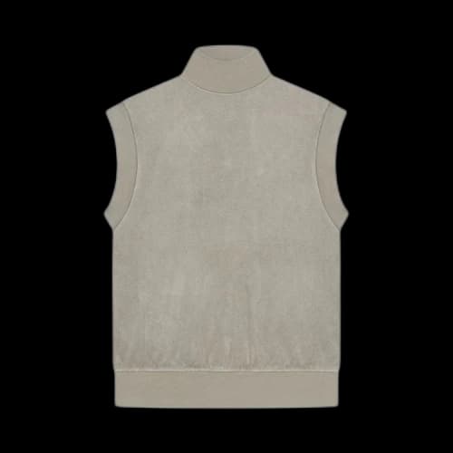 Fear of God Essentials Pullover Terry Mockneck Vest 'Seal'