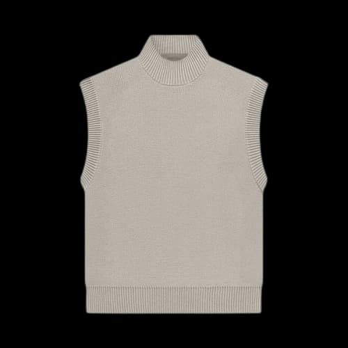 Fear of God Essentials Pullover Mockneck Vest 'Seal'