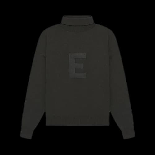 Fear of God Essentials Knit Turtleneck 'Off Black'