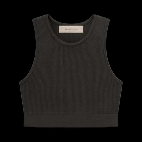 Fear of God Essentials Knit Rib Sport Tank 'Off Black'