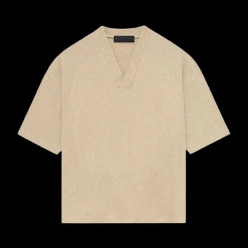 Fear of God Essentials V-Neck 'Gold Heather'